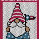 MAIN BLOG PIN - Patriotic Gnome 4th Of July _ Magic Yarn Pixels