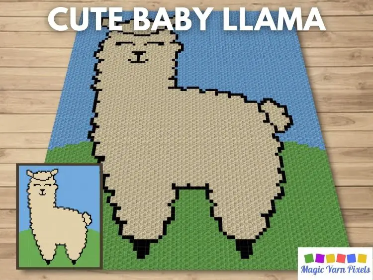 BLOG PREVIEW POSTER - Cute Baby Llama