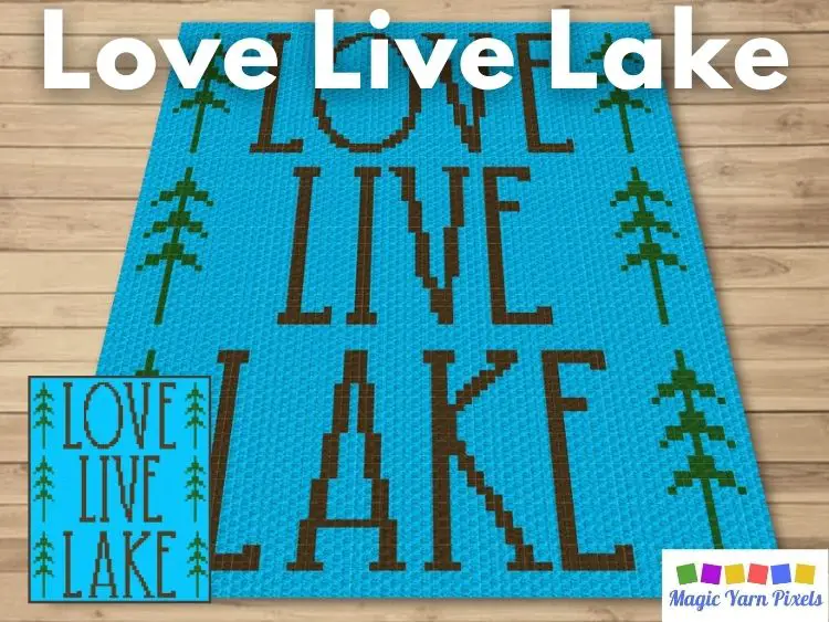 BLOG PREVIEW POSTER- Love Live Lake | Magic Yarn Pixels