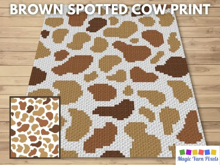 BLOG PREVIEW POSTER - Brown Spotted Cow Print