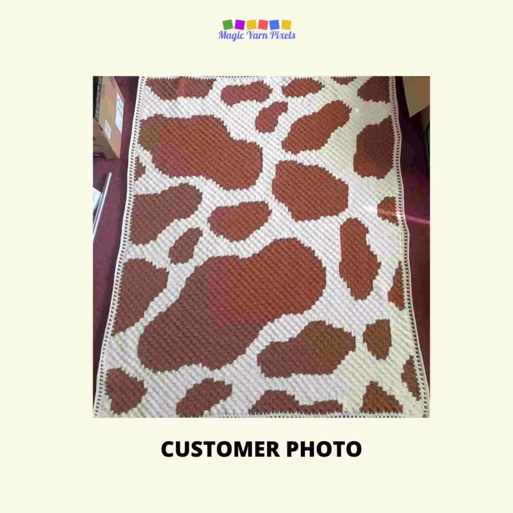 SHOP PHOTO - Cow Print - Magic Yarn Pixels