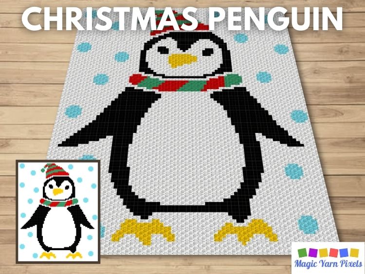 BLOG PREVIEW POSTER - Christmas Penguin