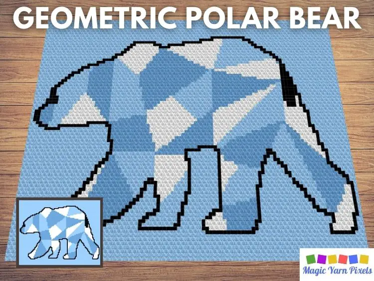 BLOG PREVIEW POSTER - Geometric Polar Bear