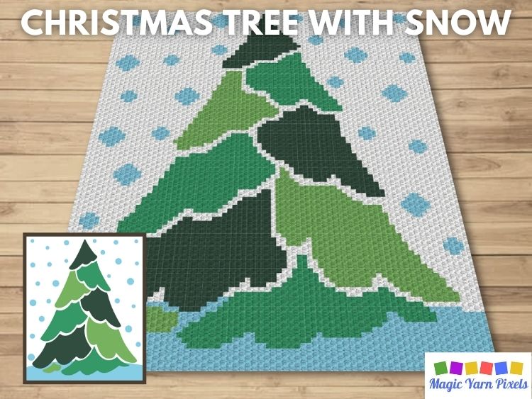 BLOG PREVIEW POSTER - Christmas Tree With Snow