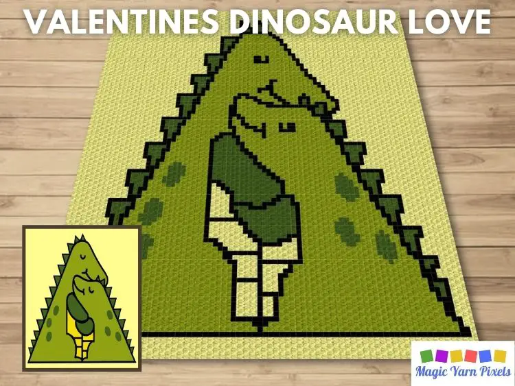 BLOG PREVIEW POSTER - Valentines Dinosaur Love