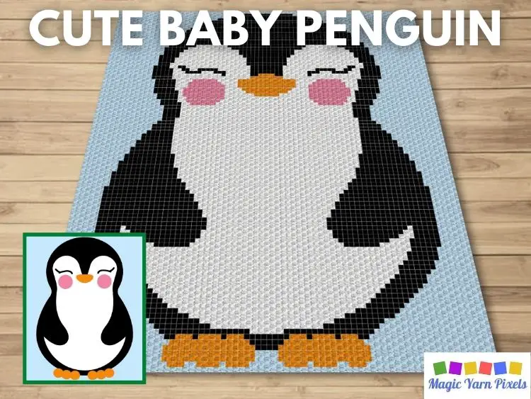 BLOG PREVIEW POSTER - Cute Baby Penguin