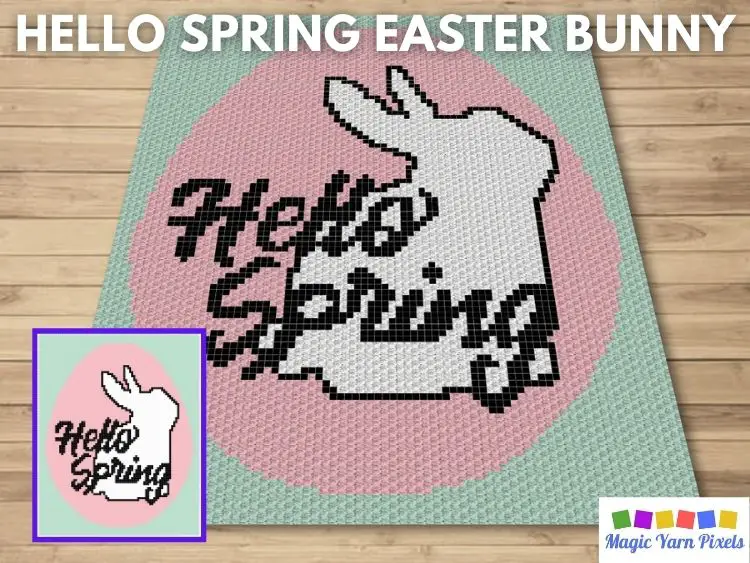 BLOG PREVIEW POSTER - Hello Spring Easter Bunny