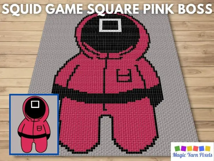 BLOG PREVIEW POSTER - Squid Game Square Pink Boss