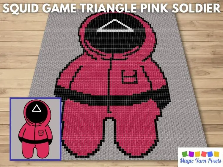BLOG PREVIEW POSTER - Squid Game Triangle Pink Soldier