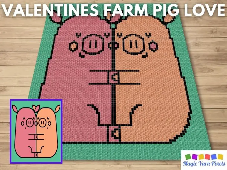BLOG PREVIEW POSTER - Valentines Farm Pig Love