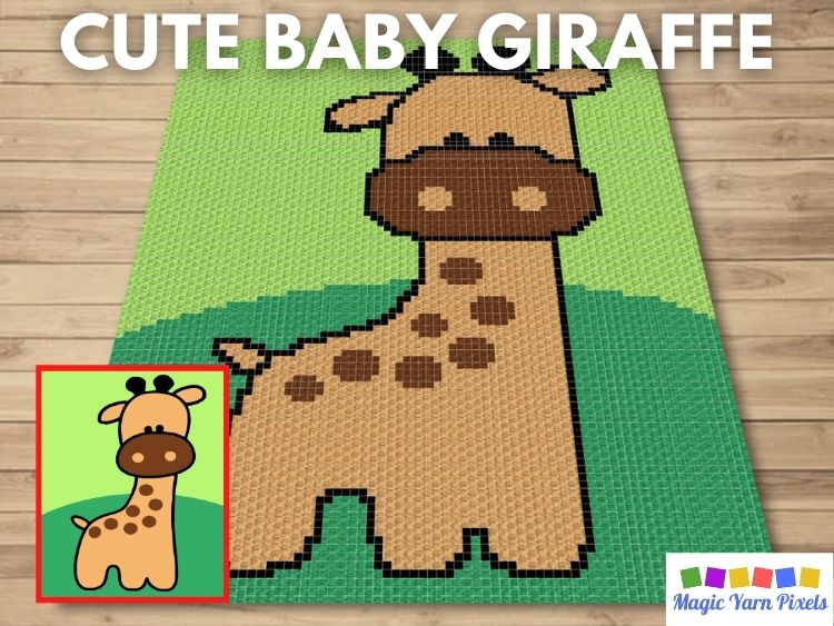 BLOG PREVIEW POSTER - Cute Baby Giraffe