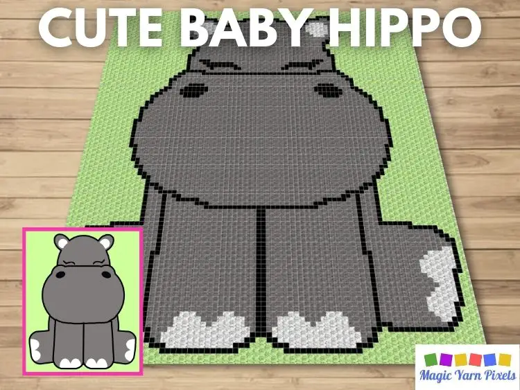 BLOG PREVIEW POSTER - Cute Baby Hippo