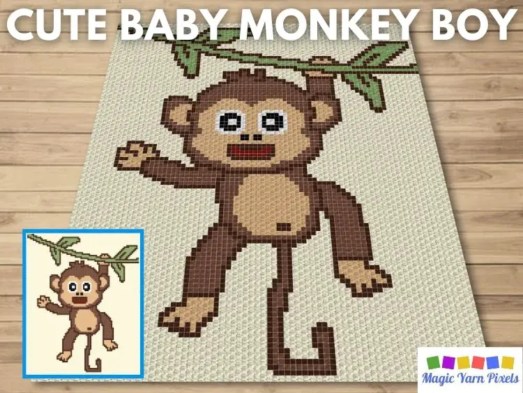 BLOG PREVIEW POSTER - Cute Baby Monkey Boy