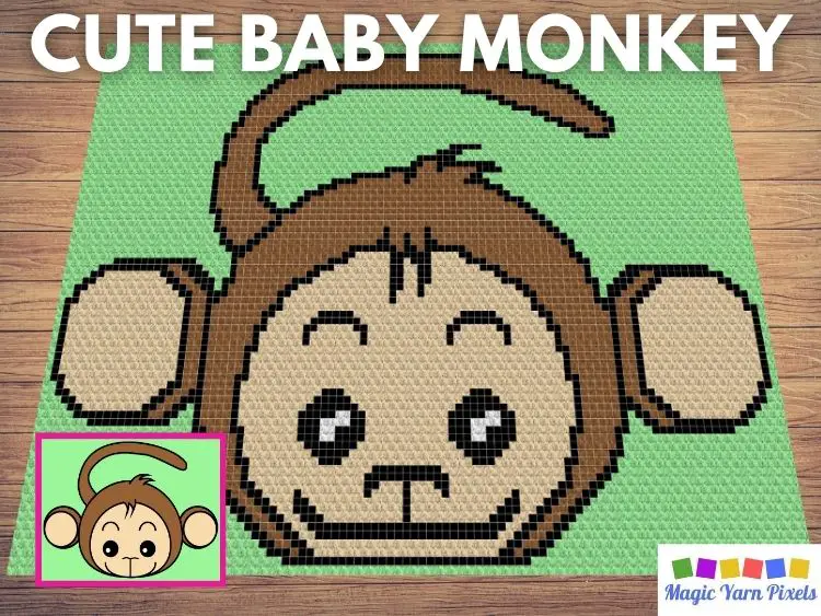 BLOG PREVIEW POSTER - Cute Baby Monkey