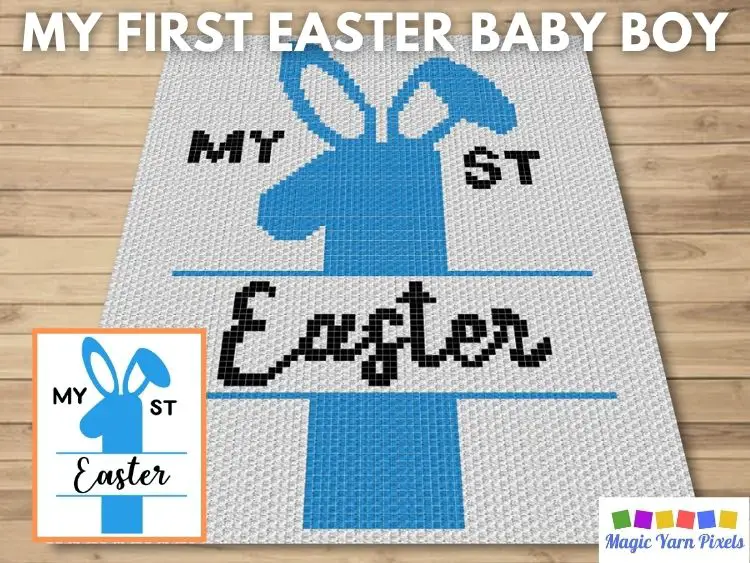 BLOG PREVIEW POSTER - My First Easter Baby Boy