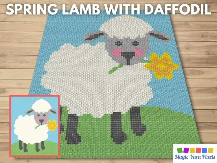 BLOG PREVIEW POSTER - Spring Lamb With Daffodil