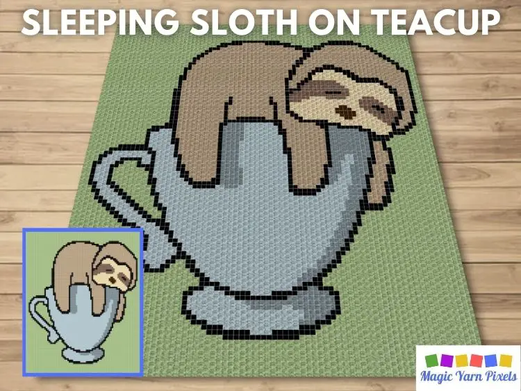 BLOG PREVIEW POSTER - Sleeping Sloth On Teacup