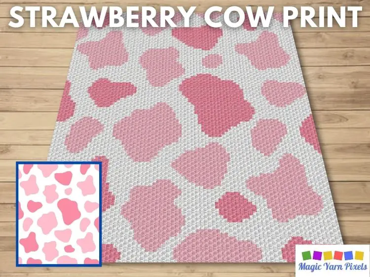 BLOG PREVIEW POSTER - Strawberry Cow Print