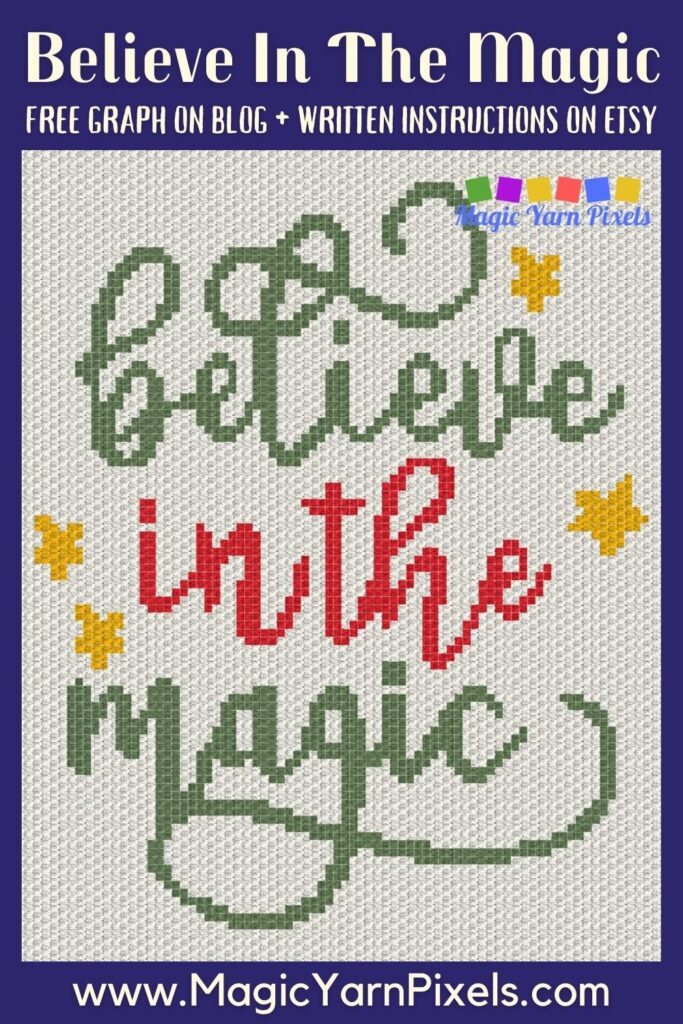 MAIN BLOG PIN - Believe In The Magic Magic Yarn Pixels