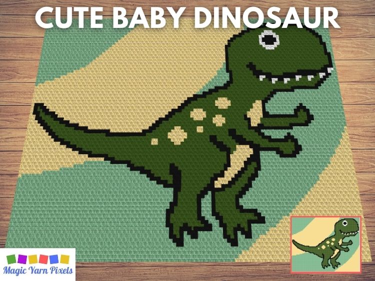 BLOG PREVIEW POSTER - Cute Baby Dinosaur