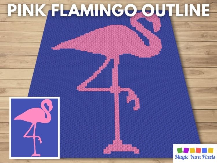 BLOG PREVIEW POSTER - Pink Flamingo Outline
