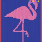 MAIN BLOG PIN - Pink Flamingo Outline Magic Yarn Pixels