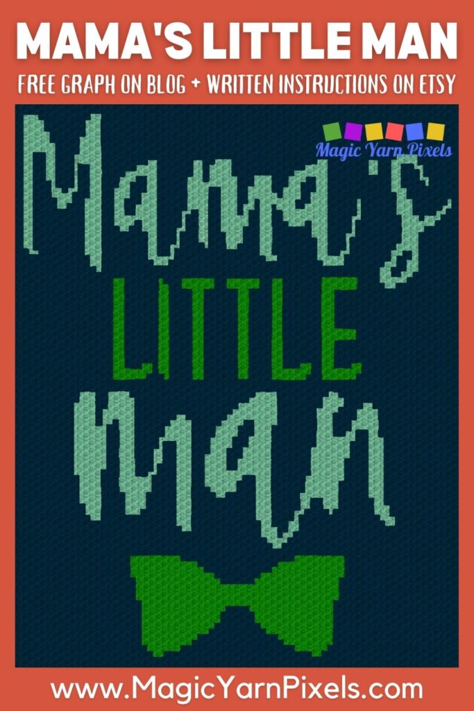 MAIN BLOG PIN - Mama's Little Man Magic Yarn Pixels