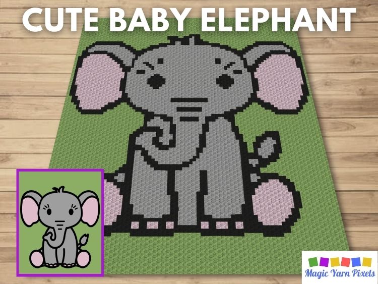BLOG PREVIEW POSTER - Cute Baby Elephant