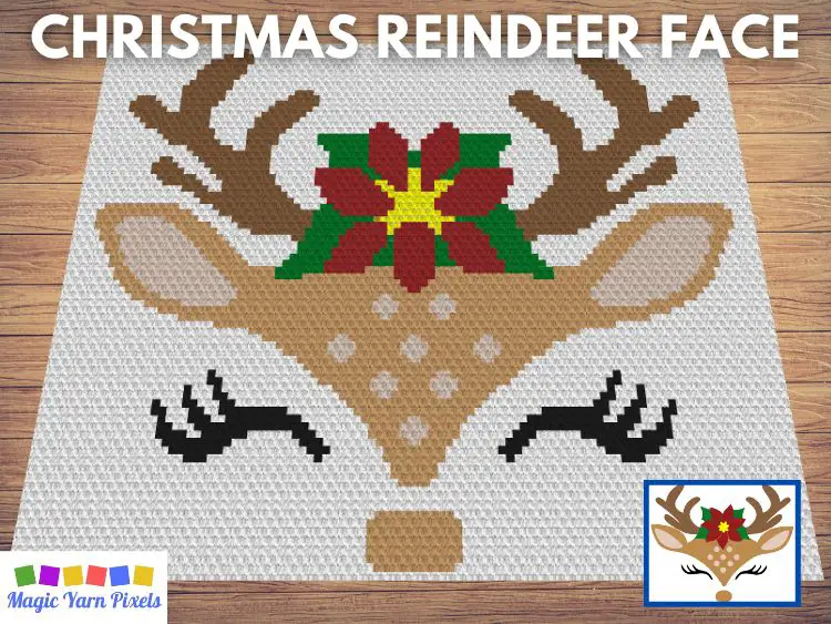 BLOG PREVIEW POSTER - Christmas Reindeer Face