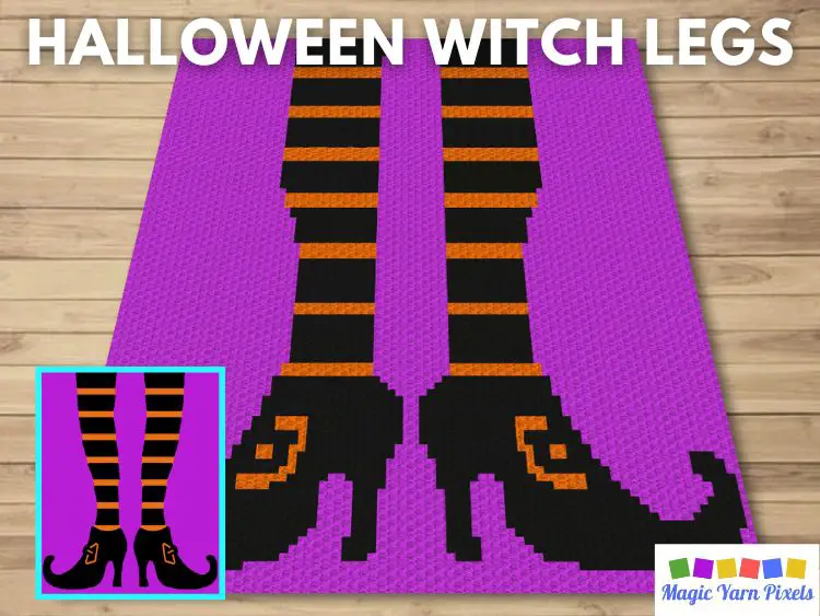 BLOG PREVIEW POSTER - Halloween Witch Legs