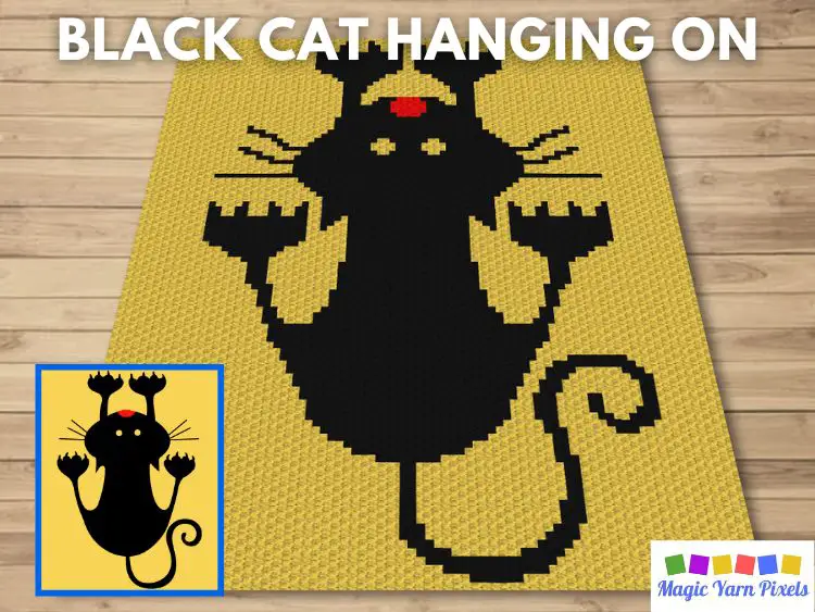 BLOG PREVIEW POSTER - Black Cat Hanging On