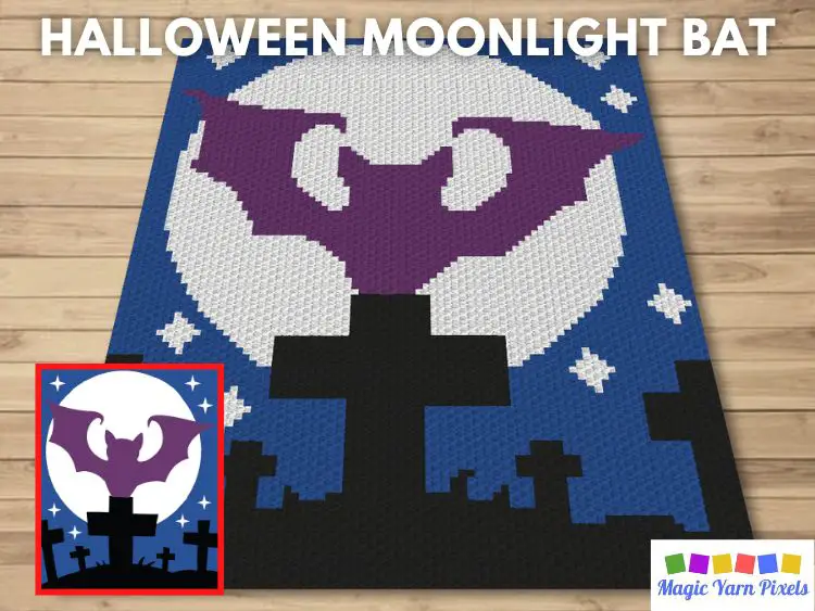 BLOG PREVIEW POSTER - Halloween Moonlight Bat