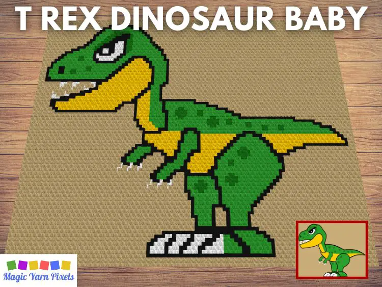 BLOG PREVIEW POSTER - T Rex Dinosaur Baby