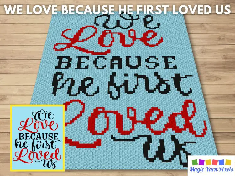 BLOG PREVIEW POSTER - We Love Because He First Loved Us