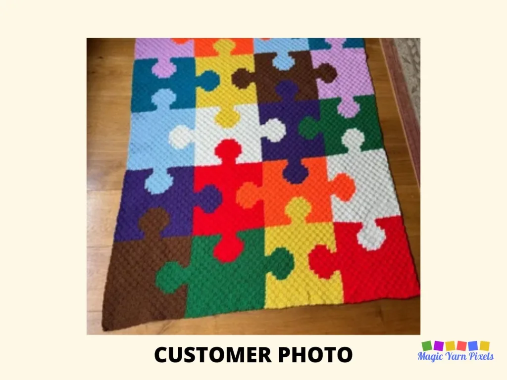 SHOP PHOTO 2 - Jigsaw Puzzle - Magic Yarn Pixels