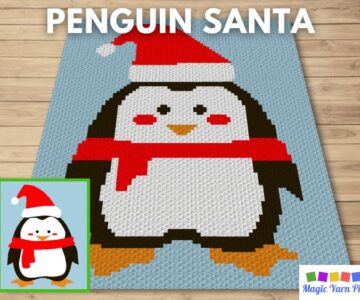 BLOG PREVIEW POSTER - Penguin Santa