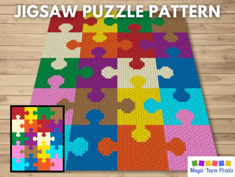 BLOG PREVIEW POSTER - Jigsaw Puzzle Pattern