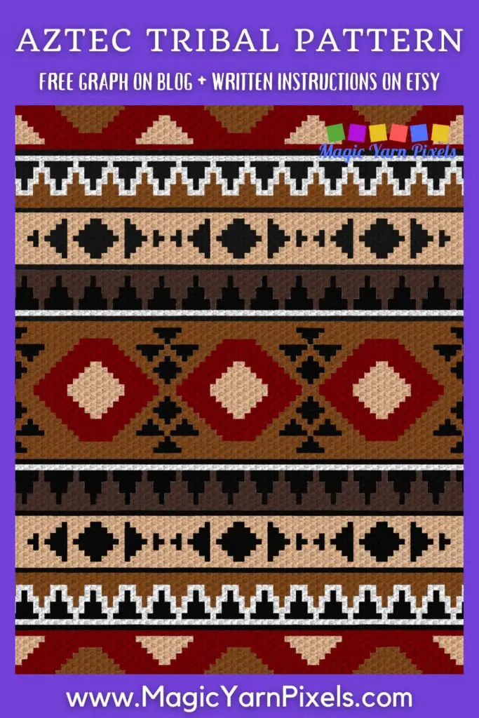 MAIN BLOG PIN - Aztec Tribal Pattern