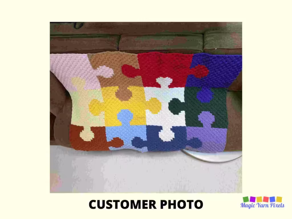 SHOP PHOTO 1 - Jigsaw Puzzle - Magic Yarn Pixels