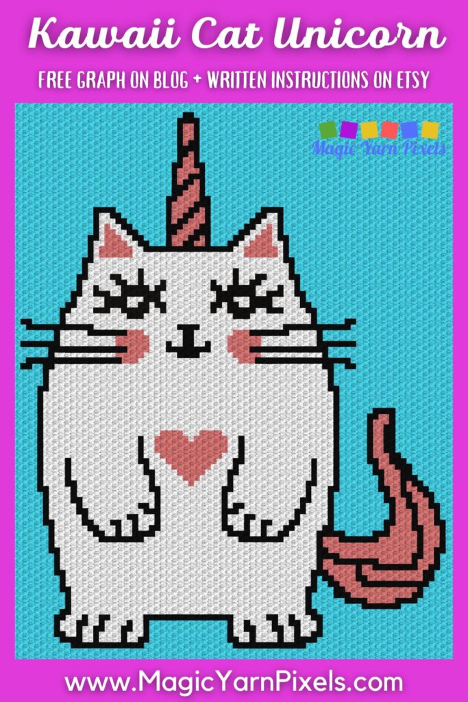 MAIN BLOG PIN - Kawaii Cat Unicorn
