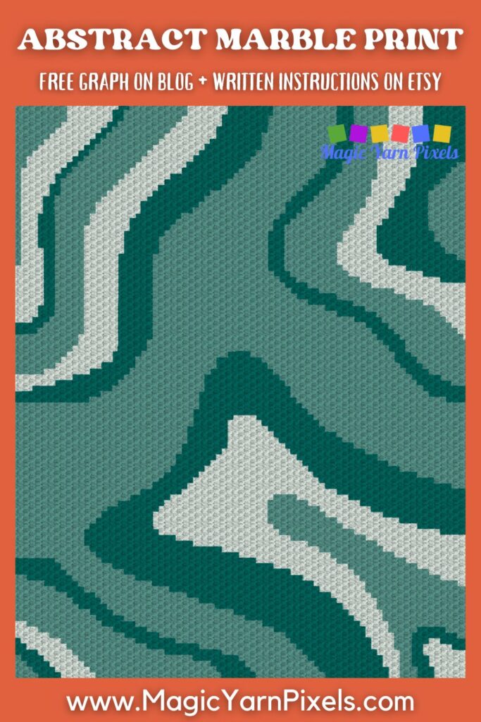 MAIN BLOG PIN - Abstract Marble Print - Magic Yarn Pixels