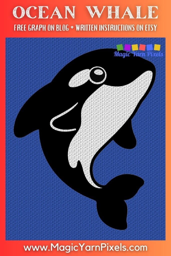 MAIN BLOG PIN - Ocean Whale - Magic Yarn Pixels