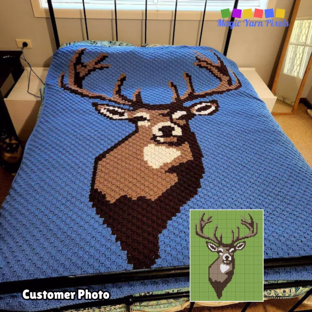 IG CUSTOMER PHOTO - Whitetail Deer - Magic Yarn Pixels