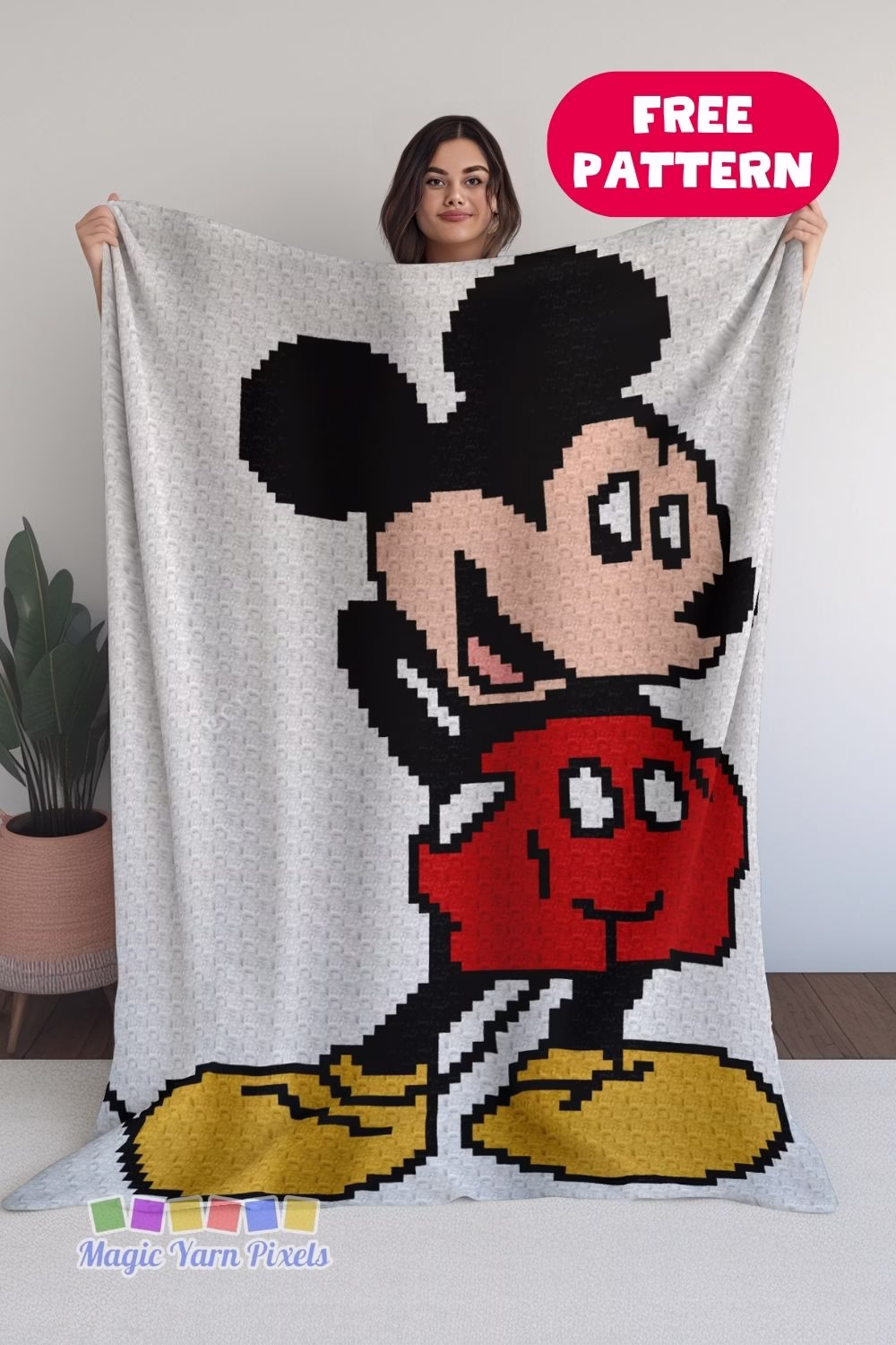 BLOG-IMAGE-PIN-1-Mickey-Mouse-Free-C2C-Crochet-Pattern-Magic-Yarn-Pixels