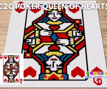 BLOG POSTER - Poker Queen of Hearts - CraftingHappiness