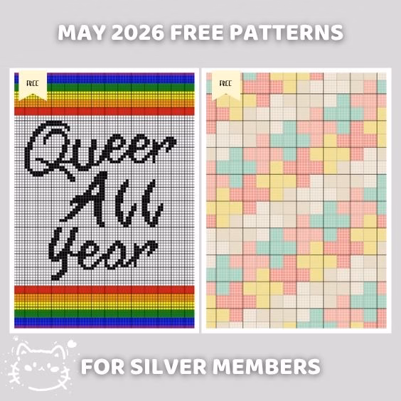 Magic Yarn Pixels Patreon - MAY 2026 - SILVER TIER