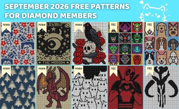 SEPTEMBER 2026 - DIAMOND GRAPH PATRON - Magic Yarn Pixels