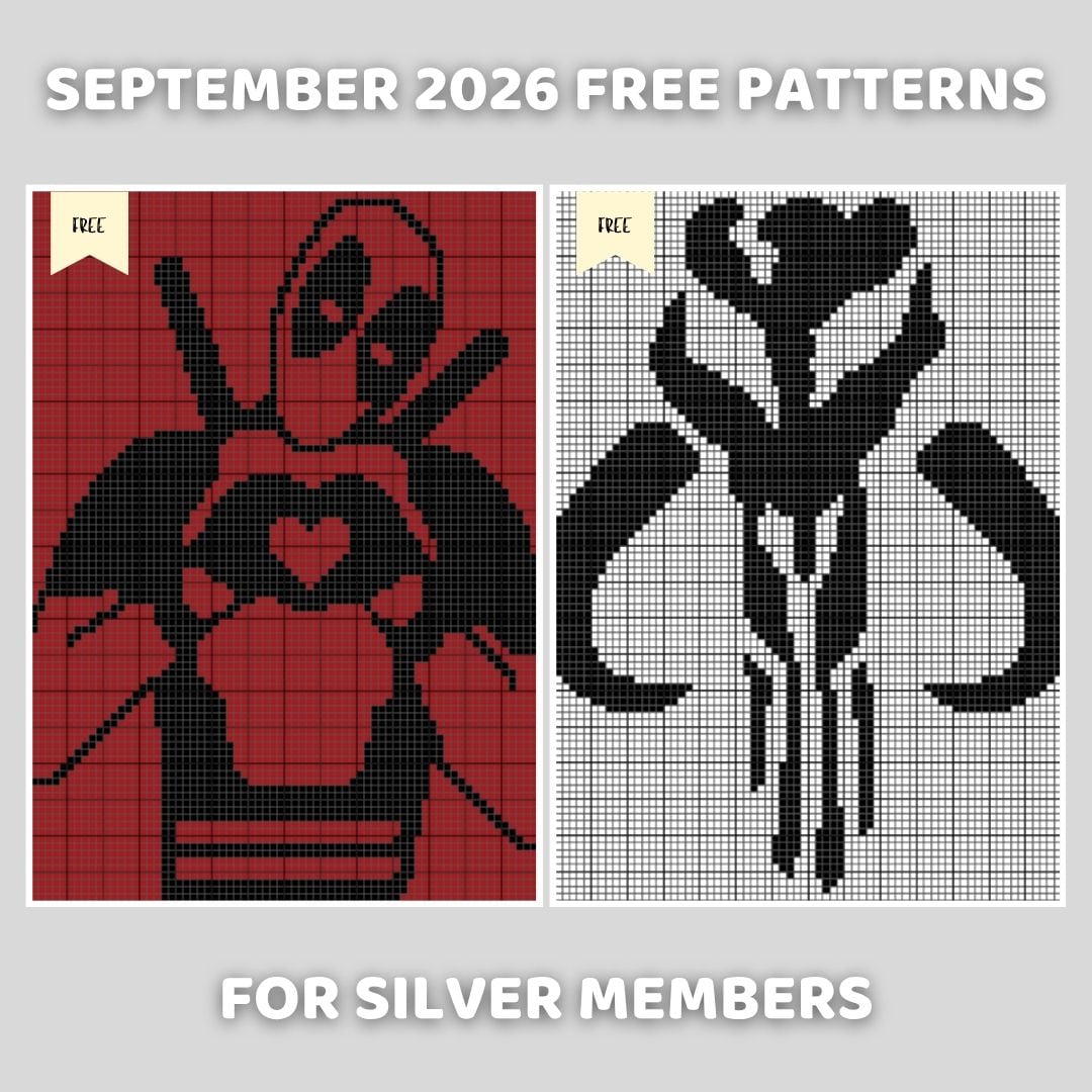 SEPTEMBER 2026 - SILVER GRAPH PATRON - Magic Yarn Pixels