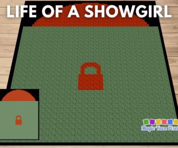 The Life Of A Showgirl - Free C2C Crochet Pattern by Magic Yarn Pixels