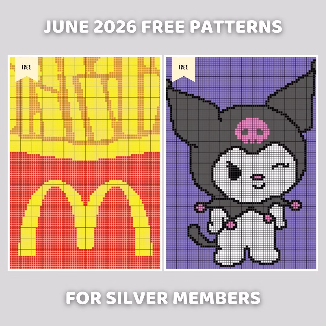 JUNE 2026 - SILVER GRAPH PATRON - Magic Yarn Pixels